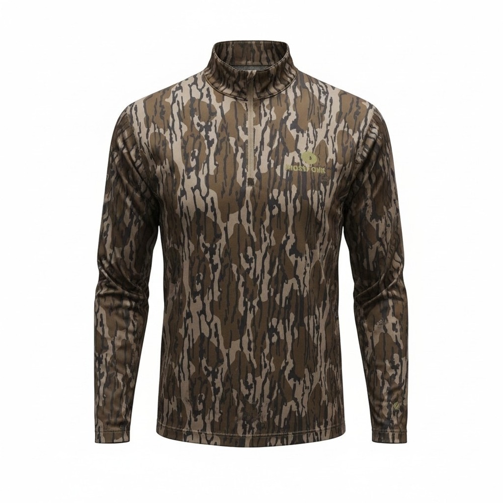Paramount EHG Elite Kenai Camo Hunting Quarter Zip Pullover Top SZ L C420